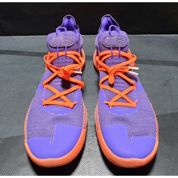 New Under Armour Curry 6 Deep Orchid Men’s Size 11.5 Sneakers  Shoes 3022386-501